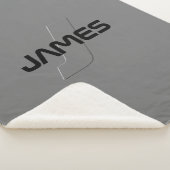 Koele  Naam & Monogram Kleding Sherpa Deken (3/4)