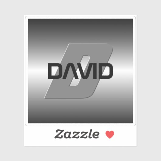 Koele Naam & Monogram Sticker (Vel)