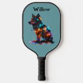 Koele Natuur Bomen in de buitenlucht | Wolf Modern Pickleball Paddle (Voorkant)