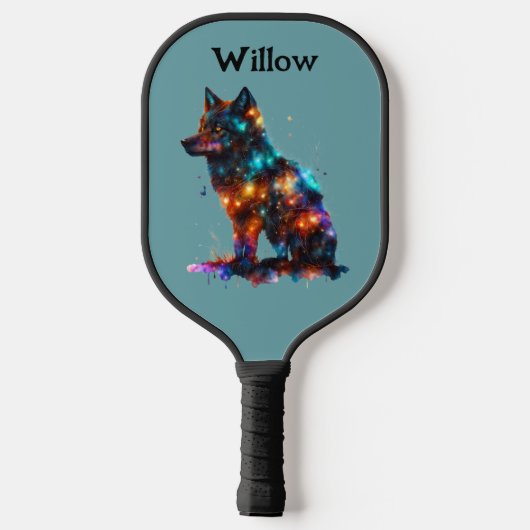 Koele Natuur Bomen in de buitenlucht | Wolf Modern Pickleball Paddle (Achterkant)
