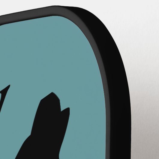 Koele Natuur Bomen in de buitenlucht | Wolf Modern Pickleball Paddle (Links Detail)