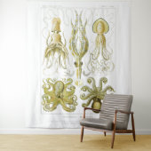 Koele nautische octopus wandkleed (In situ)