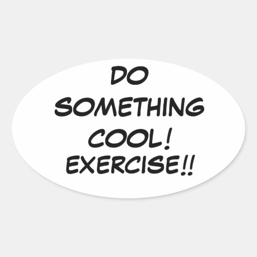 KOELE oefening sticker (Voorkant)