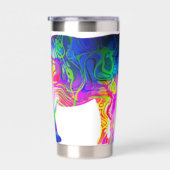 Koele olifant gepersonaliseerd geïsoleerde drinkbeker (Rechts)