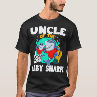 Koele oom van de Baby Shark Grappige bijpassende f T-shirt