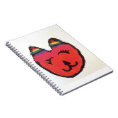 Koele oranje kat notitieboek (Rechterzijde)