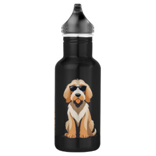Koele Otterhound met Sunnies Waterfles