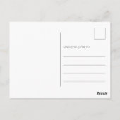 Koele Paarse Disco Bal Feest Briefkaart (Achterkant)