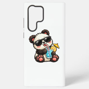 Koele Panda Drank Samsung Galaxy Hoesje