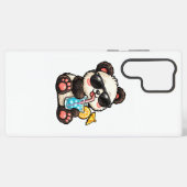 Koele Panda Drank Samsung Galaxy Hoesje (Achterkant horizontaal)