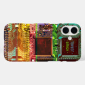 Koele PCB elektronische computertechnologie print Case-Mate iPhone Case (Achterkant (horizontaal))