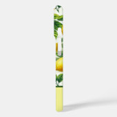 Koele pittige citroenen patterned mongrammed Case-Mate iPhone case (Achterkant / Links)