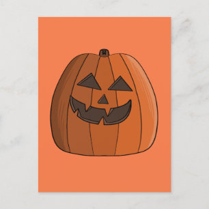 Koele pompoen briefkaart