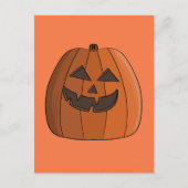 Koele pompoen briefkaart (Voorkant)