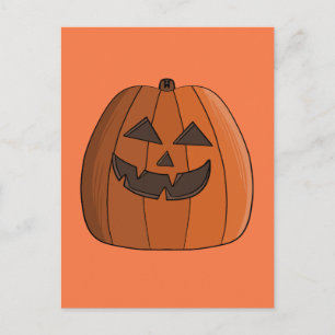 Koele pompoen briefkaart