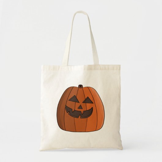 Koele pompoen tote bag (Voorkant)