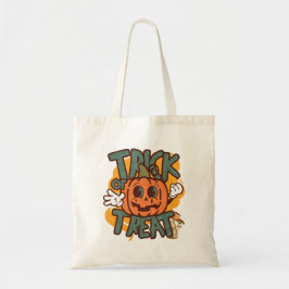 Koele  pompoen Trick or treat bruin Tote Bag