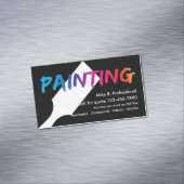 Koele professionele schilder magnetische Visitekaa Magnetisch Visitekaartje (Voorbeeld)