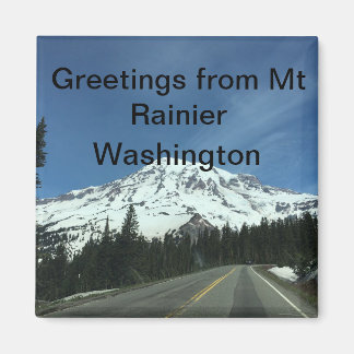 Koele Ref Magnet van Mt Ranier in Washington