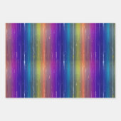 Koele regenboogwaterverf Drip esthetisch patroon Inpakpapier Vel (Voorkant)