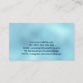 Koele reiniging van ramen visitekaartje (Achterkant)