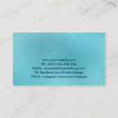 Koele reiniging van ramen visitekaartje (Achterkant)