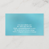 Koele reiniging van ramen visitekaartje (Achterkant)