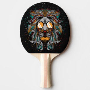 Koele Retro Leeuw Tafeltennisbatje