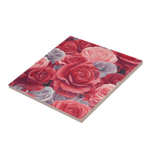 Koele Retro Roze Keramische Tegels Voor Bad Accen Tegeltje