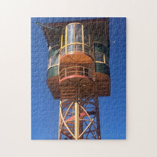 koele retro toren legpuzzel (Verticaal)