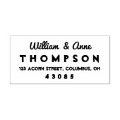 Koele Retro Type Retroadres Zelfinkt Stempel (Design)