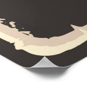 koele retro verse koekjes bakkerij poster (Hoek)