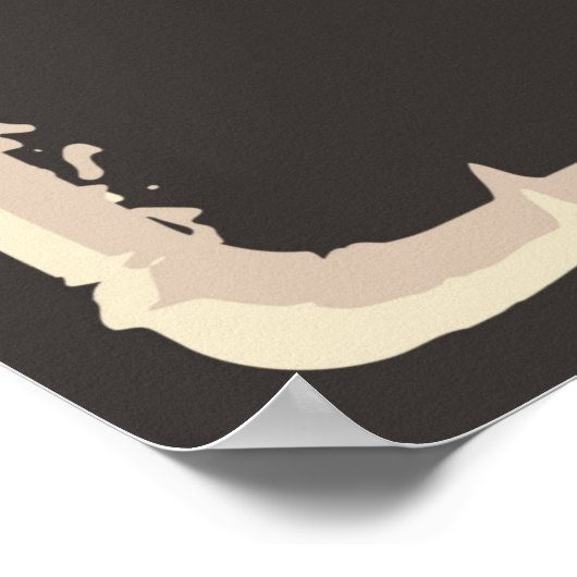 koele retro verse koekjes bakkerij poster (Hoek)