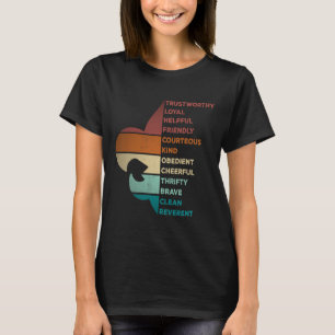 Koele Retro Vintage Stijl Verkennerswet T-shirt
