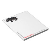 Koele RHINOCEROS - Bedreigd dier - Conservatie Notitieblok (Schuin)