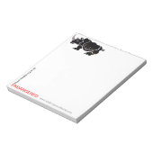 Koele RHINOCEROS - Bedreigd dier - Conservatie Notitieblok (Linkerzijde)