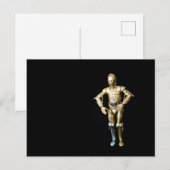 Koele robot speelgoed fotografie feestdagenkaart (Voorkant / Achterkant)