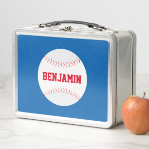 Koele rode honkbal lunchbox