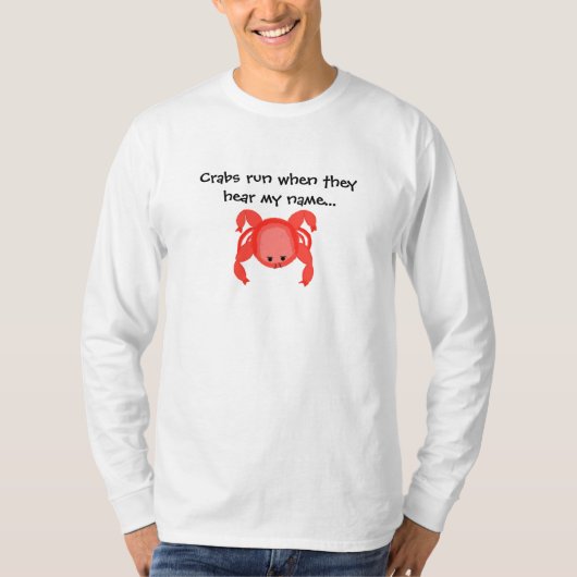 Koele Rode Krab T-shirt (Voorkant)