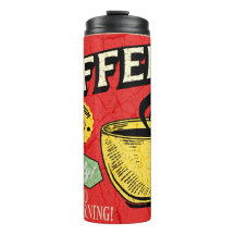 Koele roestige vintage koffiemok Rood achtergrond
