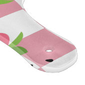 Koele Roze Keuken Aardbeien Geruit Ontwerp Snijplank (Hoek)