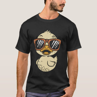 Koele rubberen eend met zonnebril Jongens Meisjes  T-shirt