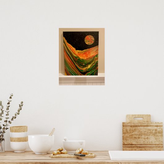 Koele ruimte poster, sci-fi poster (Keuken)