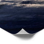 Koele rustieke bergbestemming wandelen poster (Hoek)