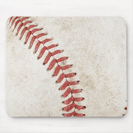 Koele rustieke honkbal illustratie voor hem muismat (Voorkant)