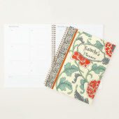 Koele rustieke japanse rode bloemen Boho  Planner (Display)