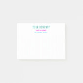 Koele schaduwnaam kleurrijke noten post-it® notes (Voorkant)