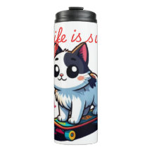 Koele Schattigee Cat Thermal Tumbler