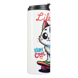 Koele Schattigee Cat Thermal Tumbler Thermosbeker