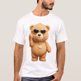 Koele, Schattigee, mollige teddybeer T-shirt
